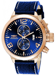 Invicta Corduba Niebieski/Skóra Ø52 mm 80002