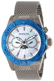 Invicta Biały/Stal Ø44 mm 80195