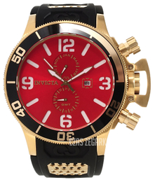Invicta Corduba Czerwony/Guma Ø53 mm 80215