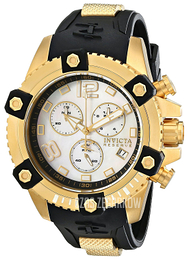 Invicta Reserve Biały/Stal w odcieniu złota Ø48 mm 80360