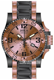 Invicta Excursion Różowe złoto/Stal w kolorze różowego złota Ø50 mm 80380