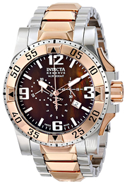 Invicta Excursion Brązowy/Stal w kolorze różowego złota Ø50 mm 80383