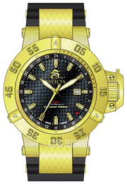 Invicta Subaqua Czarny/Stal w odcieniu złota Ø50 mm 80423