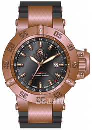 Invicta Subaqua Czarny/Stal w kolorze różowego złota Ø50 mm 80427