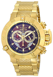 Invicta Subaqua Brązowy/Stal w odcieniu złota Ø50 mm 80525
