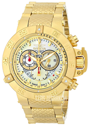 Invicta Subaqua Biały/Stal w odcieniu złota Ø50 mm 80526