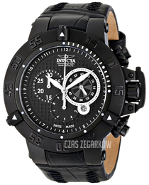 Invicta Subaqua Czarny/Skóra Ø50 mm 80658