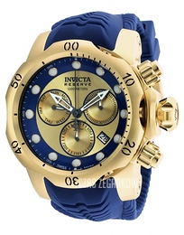 Invicta Venom Żółte złoto/Guma Ø53.7 mm 90149