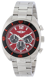 Invicta Czerwony/Stal Ø44 mm 90232