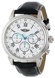 Invicta Srebrny/Skóra Ø44 mm 90242