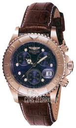 Invicta Niebieski/Skóra Ø48 mm 9672