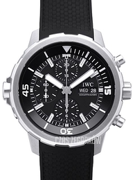 IWC Aquatimer Chronograph Czarny/Guma Ø44 mm IW376803