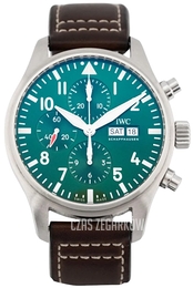 IWC Pilots Zielony/Skóra Ø43 mm IW377726