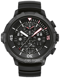 IWC Aquatimer Czarny/Guma Ø49 mm IW379403