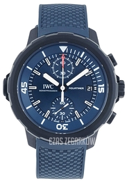 IWC Aquatimer Niebieski/Guma Ø45 mm IW379507