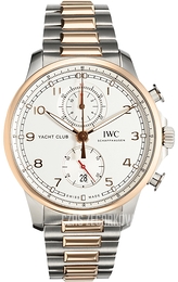 IWC Portugieser Srebrny/18 karatowe różowe złoto Ø44.6 mm IW390703