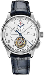 IWC Portugieser Srebrny/Skóra Ø43.5 mm IW394006