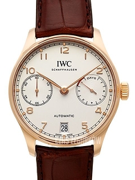 IWC Portuguese Srebrny/Skóra Ø42.3 mm IW500701