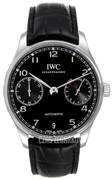 IWC Portuguese Czarny/Skóra Ø42.3 mm IW500703