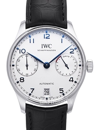 IWC Portuguese Srebrny/Skóra Ø42.3 mm IW500705