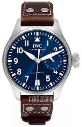 IWC Big Pilot Niebieski/Skóra Ø46.2 mm IW500916