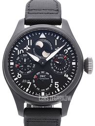 IWC Big Pilots Perpetual Calendar Top Gun Czarny/Tkanina Ø48 mm IW502902
