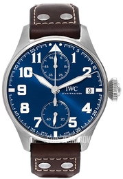 IWC Big Pilot Niebieski/Skóra Ø46 mm IW515202