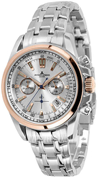 Jacques Lemans Liverpool Srebrny/Stal Ø44 mm 1-1117.1ZN