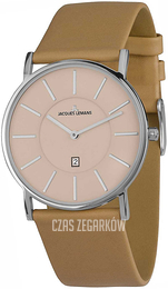 Jacques Lemans York Beżowy/Skóra Ø39 mm 1-120I