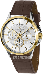 Jacques Lemans Sydney Srebrny/Skóra Ø42 mm 1-1542R
