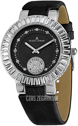 Jacques Lemans La Passion Czarny/Skóra Ø40 mm 1-1683A