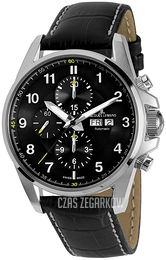 Jacques Lemans Liverpool Czarny/Skóra Ø44 mm 1-1750A