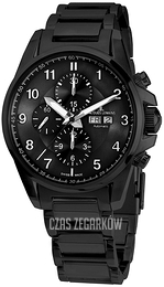 Jacques Lemans Liverpool Czarny/Stal Ø44 mm 1-1750G
