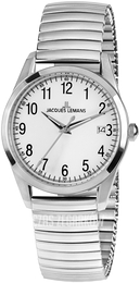 Jacques Lemans Liverpool Biały/Stal Ø39 mm 1-1769K