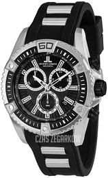 Jacques Lemans Liverpool Czarny/Stal Ø46 mm 1-1805B