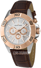 Jacques Lemans Liverpool Srebrny/Skóra Ø49 mm 1-1808D.1