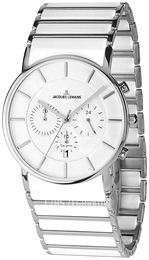 Jacques Lemans York Biały/Stal Ø42 mm 1-1815B