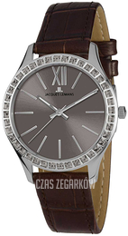 Jacques Lemans Rome Szary/Skóra Ø37 mm 1-1841L