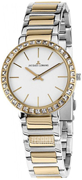 Jacques Lemans Milano Biały/Stal w odcieniu złota Ø32 mm 1-1843.1D