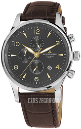 Jacques Lemans London Czarny/Skóra Ø44 mm 1-1844ZJ