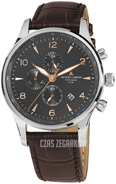 Jacques Lemans London Czarny/Skóra Ø44 mm 1-1844ZK