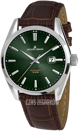 Jacques Lemans Derby Zielony/Skóra Ø42 mm 1-1846.1C