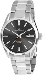 Jacques Lemans Derby Czarny/Stal Ø42 mm 1-1846.1D