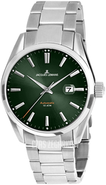Jacques Lemans Derby Zielony/Stal Ø42 mm 1-1846.1F
