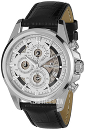 Jacques Lemans Liverpool Biały/Skóra Ø44 mm 1-1847B