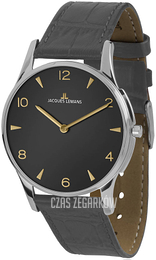 Jacques Lemans London Szary/Skóra Ø28 mm 1-1851ZE