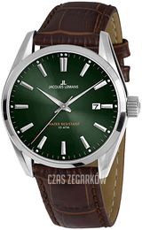 Jacques Lemans Derby Zielony/Skóra Ø40 mm 1-1859D