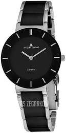 Jacques Lemans Monaco Czarny/Stal Ø38 mm 1-1866A