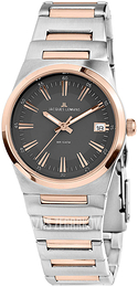 Jacques Lemans Manchester Szary/Stal w kolorze różowego złota Ø32 mm 1-1930C