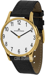Jacques Lemans London Biały/Skóra Ø30 mm 1-1938H